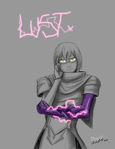 Gowther Half Body Sketch