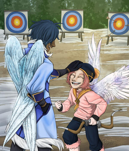 Genshin Big Bang Piece: Wing AU