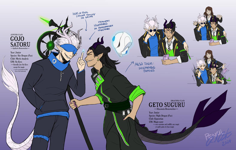 JJK x TWST AU Note Page